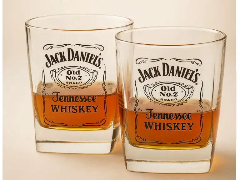 זוג כוסות ג'ק דניאלס Jack daniel's